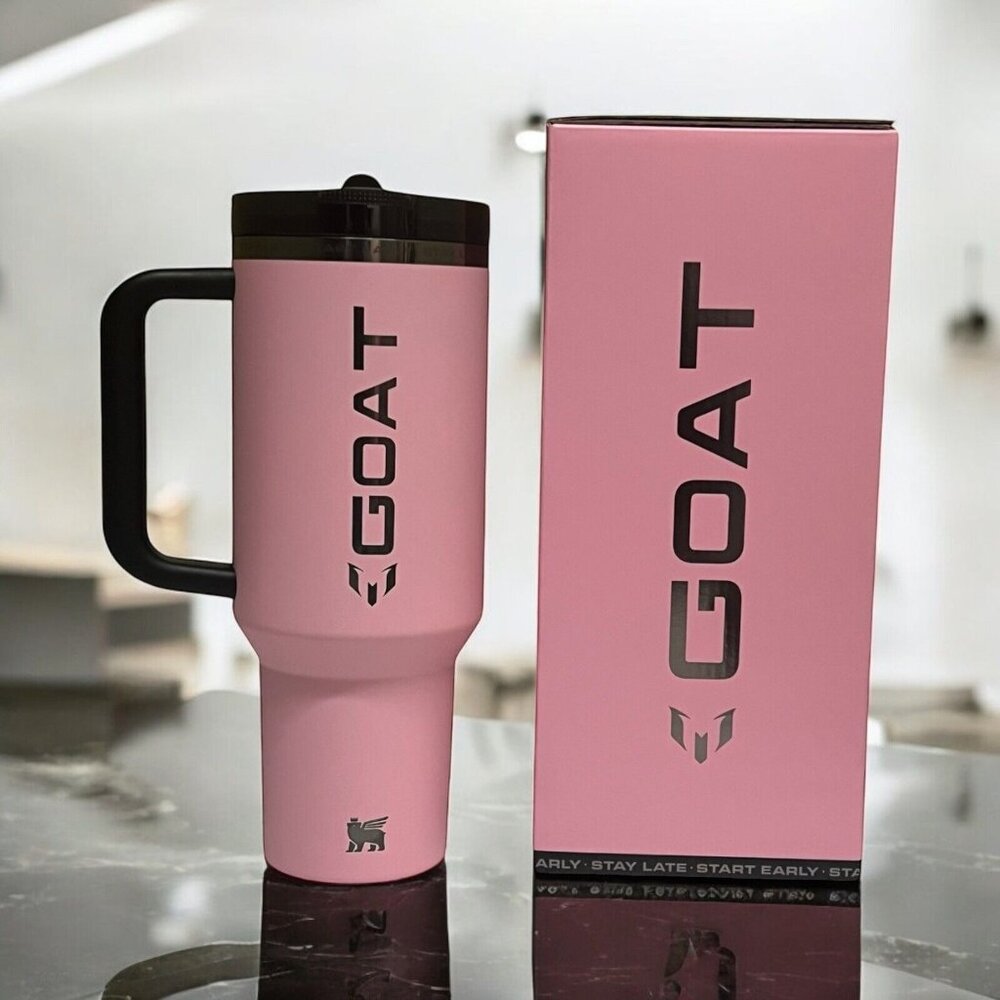 Stanley x Messi Quencher ProTour Flip Straw Tumbler 40 Oz.